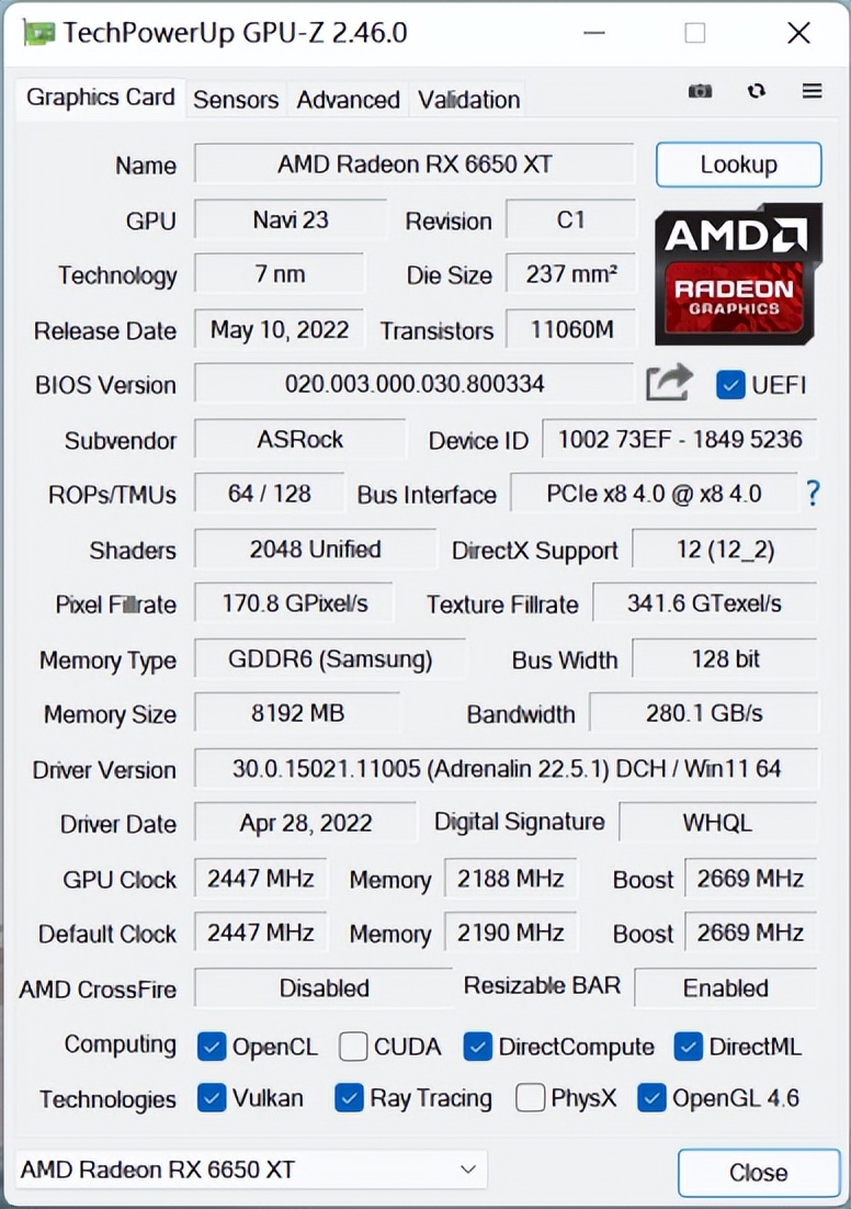 AMD RX 6X50显卡评测介绍（AMD RX 6X50性能高吗）